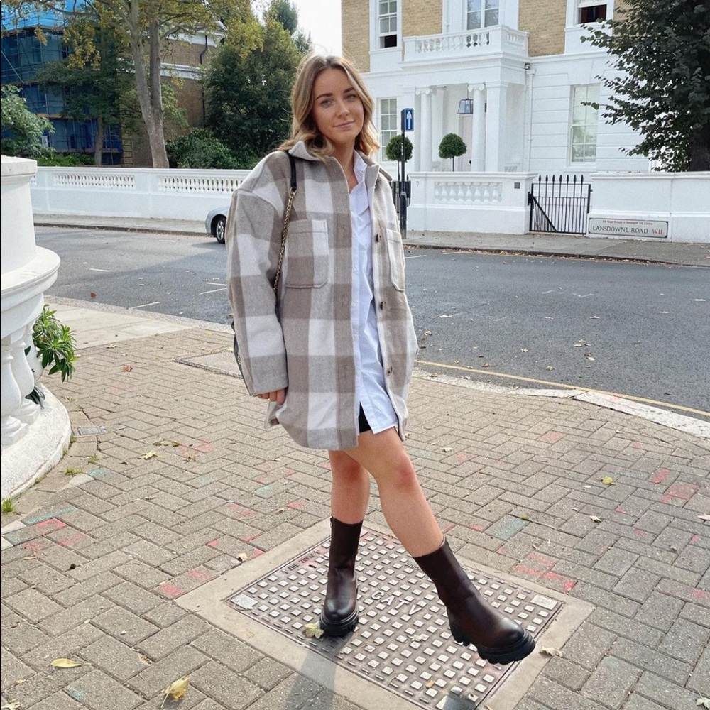 HM shirt jacket shacket